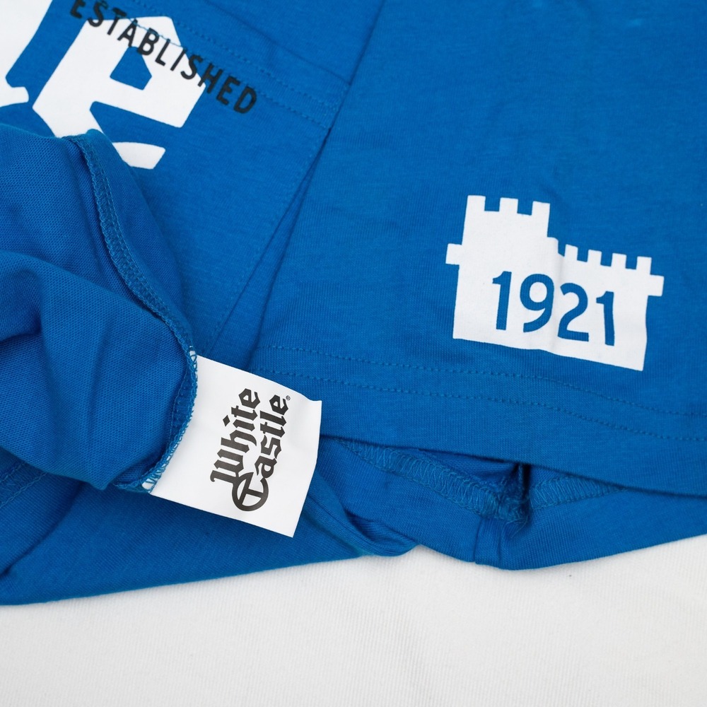 White Castle x Telfar Blue Staff Shirt Rare Size‎ M - Picture 7 of 8